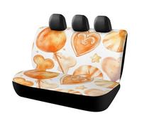 LFDSEPYM Coprisedile universale per auto, traspirante, cuscino per sedile posteriore Candy and Hearts Coprisedili posteriori per interni auto, SUV, berlina, camion