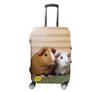 LFDSYEOQ Copertura per bagagli da viaggio con coda di balena, elastica, lavabile, adatta per bagagli da 45 a 81 cm, Simpatico porcellino d'India., L