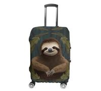 LFDSYEOQ Copertura per bagagli da viaggio Cool Drum Set Elasticità Lavabile Baggage Covers Valigie Protector Adatto per bagagli da 45-81 cm, Bradipo, L