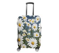 LFDSYEOQ Coprimaterasso da viaggio per coppia che guarda l'alba, elastico, lavabile, adatto per bagagli da 45 a 81 cm, Motivo camomilla, S
