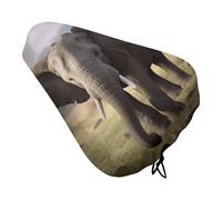 LFDSYEOQ Coprisella per bicicletta Big Ears Elephant Mountain Bike Seat Cover Antipioggia Cuscino Protettivo Coprisella