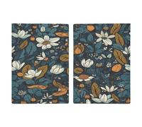 LFDSYEOQ Porta passaporto in pelle per viaggi, animali selvatici, cervo, passaporto, documenti di viaggio, organizer con scomparti per carte di credito, Natura selvaggi, 20.3x13.8cm, Classico