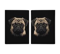 LFDSYEOQ Porta passaporto in pelle per viaggi, pittura ad acquerello subacquea, custodia per passaporto, documenti di viaggio, organizer con scomparti per carte di credito, Cucciolo Infelice