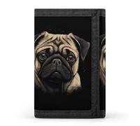 LFDSYEOQ Portafoglio meccanico subacqueo piccolo per donne e uomini, portafoglio a tre pieghe, porta carte di credito, pochette da donna, Cucciolo Infelice, Taglia unica, Casual