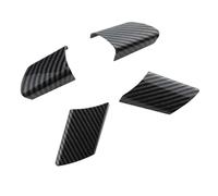 LFDTO 4 pezzi volante in fibra di carbonio pannello di copertura adesivo adatto for Volkswagen adatto for VW adatto for Polo Fox 2003-2007 accessori interni