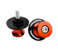 LFDTO Adatto for CBR 1000RR CBR1000RR CBR 1000 RR 2004-2019 Accessori for Moto Cavalletti Viti Forcellone Bobine Slider 8MM(Orange)