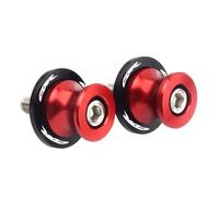 LFDTO Adatto for CBR CBR 600RR 650R CBR1000RR 400RR 250RR CBR 954RR Moto CNC Supporto forcellone Vite Forcellone Bobine Slider(Red)