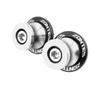 LFDTO Adatto for Zontes ZT310r ZT310x G1 125 ZT125 ZT 310R 310X 310V 125U Accessori for Moto CNC 8MM Bobine forcellone Supporto Scorrevole Vite(Silver)