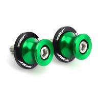 LFDTO Forcellone for YZF da 6 mm Adatto for YZF R3 R6 R7 R25 2013-2019 YZF-R6 YZF-R7 YZFR1 1999-2018 Accessori for Bobine del forcellone, cursori, cavalletti, Viti(Green YZF)