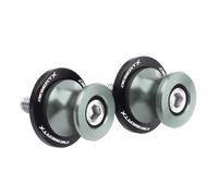 LFDTO M8 1 Paio Adatto for Ducati DesertX Desert X Forcellone Supporto for Moto Vite Forcellone Bobine Slider Kit di Modifica Desert-X(Titanium)