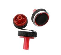 LFDTO Manopola AC in lega di alluminio adatta for Nissan Cube Versa Note Micra Almera Manopole for interruttore di controllo del calore dell'aria condizionata Parti(Black)