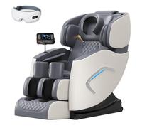 LFFTBK 2025 Sedia da massaggio per tutto il corpo,4D Shiatsu con funzione Bluetooth di riscaldamento Allevia il mal di schiena Ideale per l'ufficio e la casa