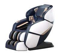 LFFTBK Poltrona massaggiante 4D con rulli massaggianti a forma di L e digitopressione riscaldata, adatta per l'uso domestico o in ufficio.