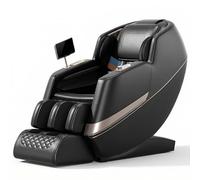 LFFTBK Poltrona Massaggiante Full Body con Zero Gravity, Comando Vocale AI, Binario SL, Calore Lombare e Gambe, Bluetooth HIFI, Ricarica Wireless, 6 Modalità(Noir)
