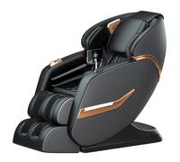 LFFTBK Poltrona Massaggiante Per Uso Domestico, Massaggio Completo Della Schiena, Salvaspazio, Adatta Agli Uffici(Noir)