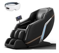 LFFTBK Poltrona Massaggiante,Poltrona Reclinabile Con Funzione Di Riscaldamento Lombare 4D E 12 Airbag Per Il Design Piatto