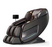 LFFTBK Poltrona Massaggiante Professionale Zero Gravity, Rail SL con Meccanismo Fasciale, Generatore di Ioni Negativi, 6 Modalità Auto & Stretching Thailandese, Airbag per Tutto il Corpo(Noir)