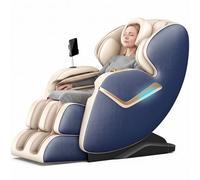 LFFTBK Poltrona Massaggiante Zéro Gravità SL-Track con Scansione IA, Massaggio Shiatsu Full Body, Terapia del Calore, Bluetooth, Design Salvaspazio per Casa e Ufficio(Blue)