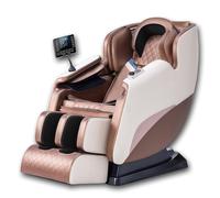 LFFTBK Sedia Da Massaggio, SL Rail Airbag Massaggio Riscaldamento Relax Casa Divano Massaggio Multifunzione(White)