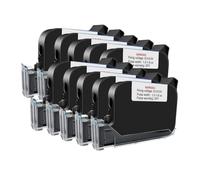 LFfwynog Pistola per stampante a getto d'inchiostro portatile da 4,3 pollici, stampante portatile con cartuccia d'inchiostro ad asciugatura rapida per testo/codice,10inkcartridges