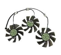 LFGOZSD 3 Pezzi/Set Fai da Te dissipatore T129215BU GPU VGA schede Video Ventola di Raffreddamento per Powercolor RX 5700 XT 5700XT Red Devil 8 GB