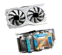 LFGOZSD Dissipatore di Calore per ZOTAC per Gaming per GeForce per RTX2060 Super OC White Edition Scheda Grafica Ricambio Pannello Ventola con Set radiatore