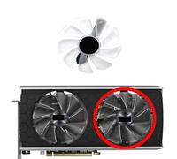 LFGOZSD per Sapphire per Radeon RX5500XT 5600XT 5700 5700XT Nitro+Pulse Ventola di Ricambio FS10015M12D(Right Fan blueLED)