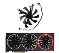 LFGOZSD per XFX per Radeon RX6700 6700XT 6750XT Speedster per Ventola di Ricambio per schede grafiche Merc/Ultra(Right Fan)