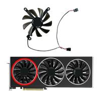 LFGOZSD per XFX per Radeon RX6700 6700XT 6750XT Speedster per Ventola di Ricambio per schede grafiche Merc/Ultra(Left Fan)