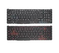 LFGOZSD Tastiera retroilluminata PT-BR Brasile Spagnolo per Acer per Predator per Helios PH315-55 PH317-56 per Nitro 5 (2022) AN515-58 57 46 AN517-52 53(SP Red Word Light)