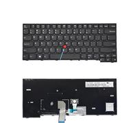 LFGOZSD Tastiera US/RU per Lenovo per Thinkpad E470 E470C E475 Laptop con Punta Russa(US with Mouse)