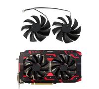 LFGOZSD Ventola di Raffreddamento per Scheda Grafica Campione Red Devil Golden Radeon RX 580 RX590 da 95 mm PLD10015B12H 0,55 A per POWERCOLOR per DATALAND