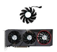 LFGOZSD Ventola di Raffreddamento Sostitutiva T128010SU da 75 mm per Gigabyte per Radeon RX 6600 6700 XT RTX 3070 Ti per della Scheda Video Eagle Graphics(C-Fan)