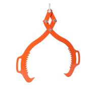 Lfhelper Pinza forestale per tronchi d'albero, forza di trazione, 600 kg, pinza di caricamento, pinza per carico, pinza da traino, pinze di sollevamento, pinze in legno e 2 mandrini di serraggio, per