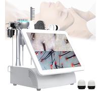 LFHWHKJ Analizzatore di capelli for diagnosi della pelle con carrello, display da 20", macchina for l'analisi del cuoio capelluto, scanner digitale del cuoio capelluto, microscopio(A)