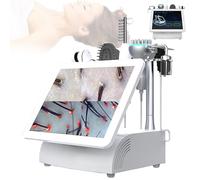 LFHWHKJ Analizzatore di capelli for diagnosi della pelle con carrello, macchina for analisi del cuoio capelluto da 20", rilevatore di follicoli piliferi del cuoio capelluto con microscopio(A)