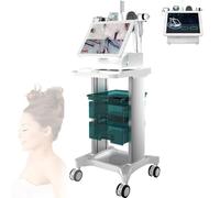 LFHWHKJ Analizzatore di capelli for diagnosi della pelle con carrello, macchina for analisi del cuoio capelluto da 20", rilevatore di follicoli piliferi del cuoio capelluto con microscopio(B)