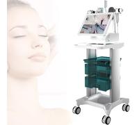 LFHWHKJ Analizzatore di capelli for diagnosi della pelle con carrello, microscopio da 20", rilevatore di follicoli piliferi del cuoio capelluto, macchina for l'analisi del cuoio capelluto(B)