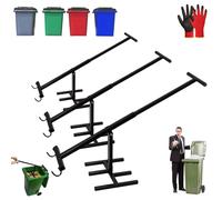 LFHWHKJ Compattatore for bidoni della spazzatura, compattatore manuale for bidoni della spazzatura senza contatto, schiaccia-rifiuti a piastra con maniglia regolabile, schiaccia-rifiuti portatile for
