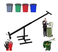 LFHWHKJ Compattatore for bidoni della spazzatura, compattatore manuale for bidoni della spazzatura senza contatto, schiaccia-rifiuti a piastra con maniglia regolabile, schiaccia-rifiuti portatile for