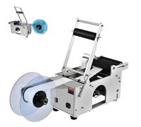 LFHWHKJ Etichettatrice manuale, etichettatrice semiautomatica for piani, distributore di adesivi for bottiglie di vetro cilindriche da φ0,6 a 4,7, applicatore da 15 a 50 pezzi/min