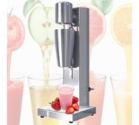 LFHWHKJ Macchina for frullati a 3 velocità, frullatore for tè al latte a testa singola/doppia con tazza in acciaio inossidabile da 800 ml, frullatore for bevande a 18000 giri/min, frullatore elettrico