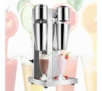 LFHWHKJ Macchina for frullati a 3 velocità, frullatore for tè al latte a testa singola/doppia con tazza in acciaio inossidabile da 800 ml, frullatore for bevande a 18000 giri/min, frullatore elettrico