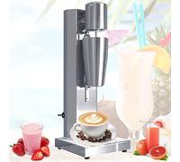 LFHWHKJ Macchina for frullati, frullatore for tè al latte a testa singola/doppia con tazza in acciaio inossidabile da 800 ml, frullatore elettrico for cocktail a 3 velocità, frullatore for bevande a 1