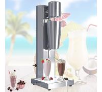 LFHWHKJ Macchina for frullati, frullatore for tè al latte in acciaio inossidabile a 3 velocità, frullatore for cocktail elettrico a testa singola/doppia da 180 W, frullatore for bevande a 18000 giri/m