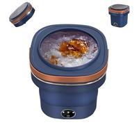 LFHWHKJ Mini lavatrice pieghevole portatile con batteria ricaricabile, piccola lavatrice for bucato, disidratabile, riponibile, tre impostazioni di tempo for casa, dormitorio, appartamento, camper, vi