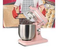 LFHWHKJ Questa impastatrice verticale multifunzionale è dotata di testa inclinabile e ciotola in acciaio inox, adatta per impasti, torte, uova, carne e farina.(Pink)