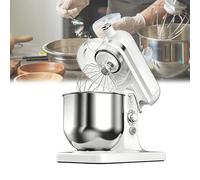 LFHWHKJ Questo mixer da cucina multifunzionale è un mixer verticale professionale con testa inclinabile, adatto per preparare pane, torte, sbattere le uova e tritare la carne.(White)