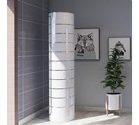 LFHWHKJ Scarpiera a 8 ripiani con illuminazione a LED, portascarpe girevole a 360°, organizer angolare indipendente for riporre le scarpe, ideale for l'arredamento di balconi, armadi, ingressi, porte