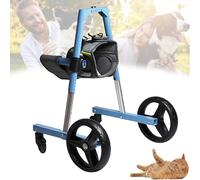 LFHWHKJ Sedia a rotelle for cani con zampe anteriori, sedia a rotelle for animali domestici con ausili for la mobilità for camminare con gli arti anteriori, sedia a rotelle for cani disabili leggera e